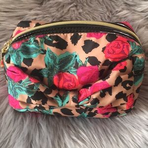 Pretty floral Betsey Johnson cosmetic bag